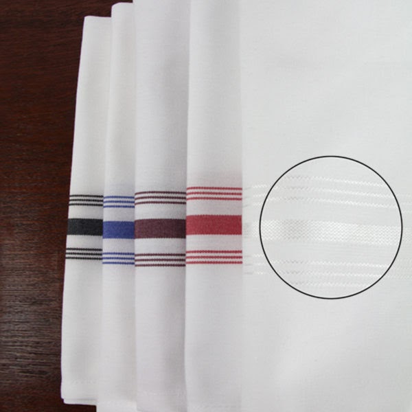 DIPLOMAT™ MULTI-STRIPE NAPKINS