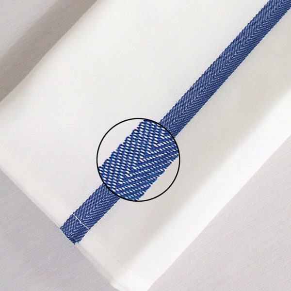 DIPLOMAT™ HERRINGBONE STRIPE NAPKINS